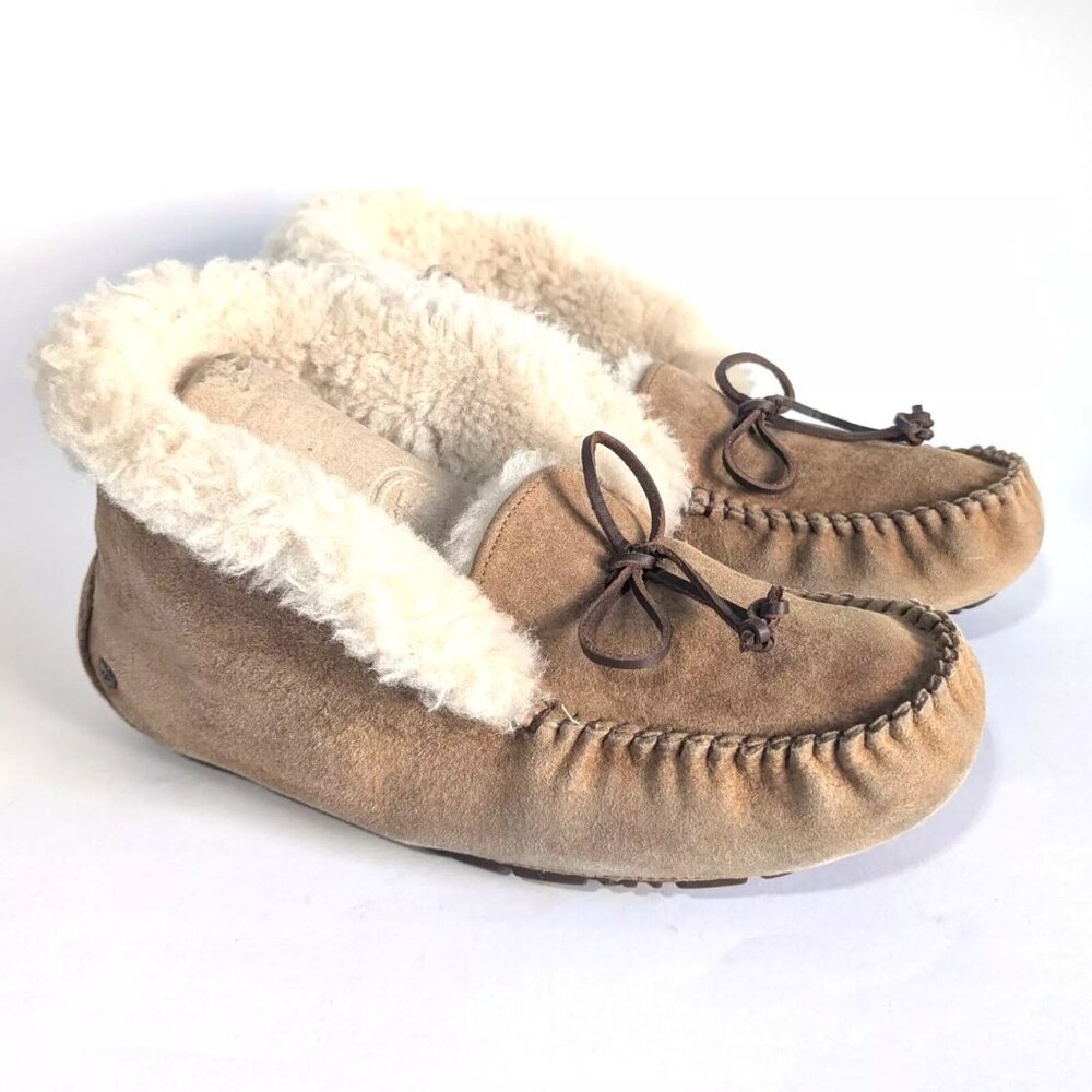 UGG Tan and Cream Women's Slippers